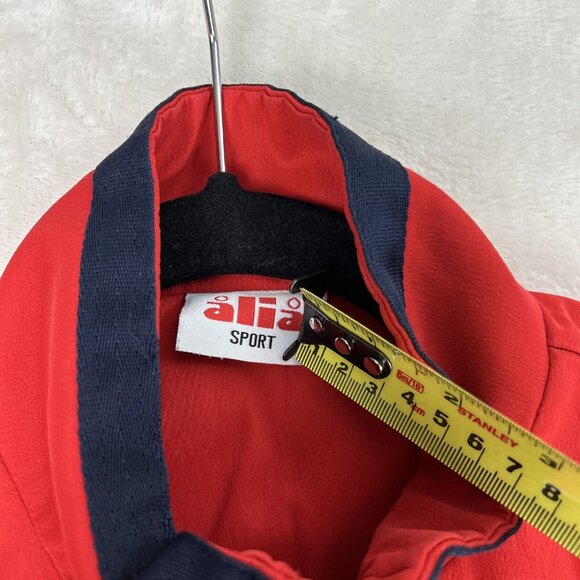 Alia Sport VTG Y2K Windbreaker Colorblock Women’s L Embroidered Nautical Mesh - Picture 5 of 8